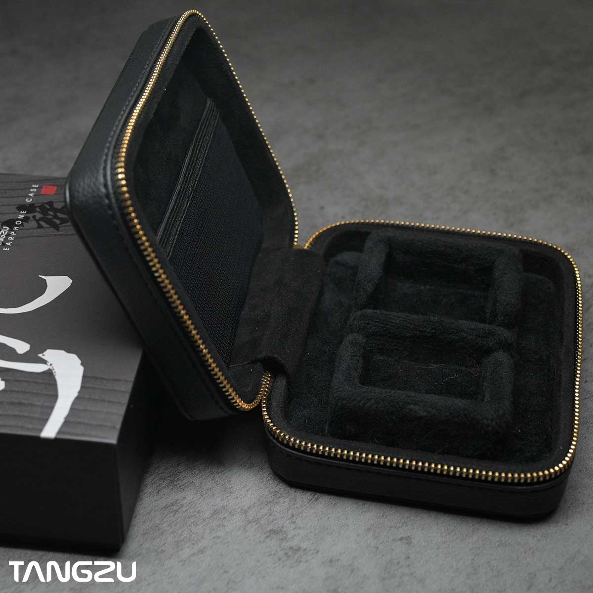 TANGZU Earphone Case HIFI Storage Carrying Case for IEMs Accessories