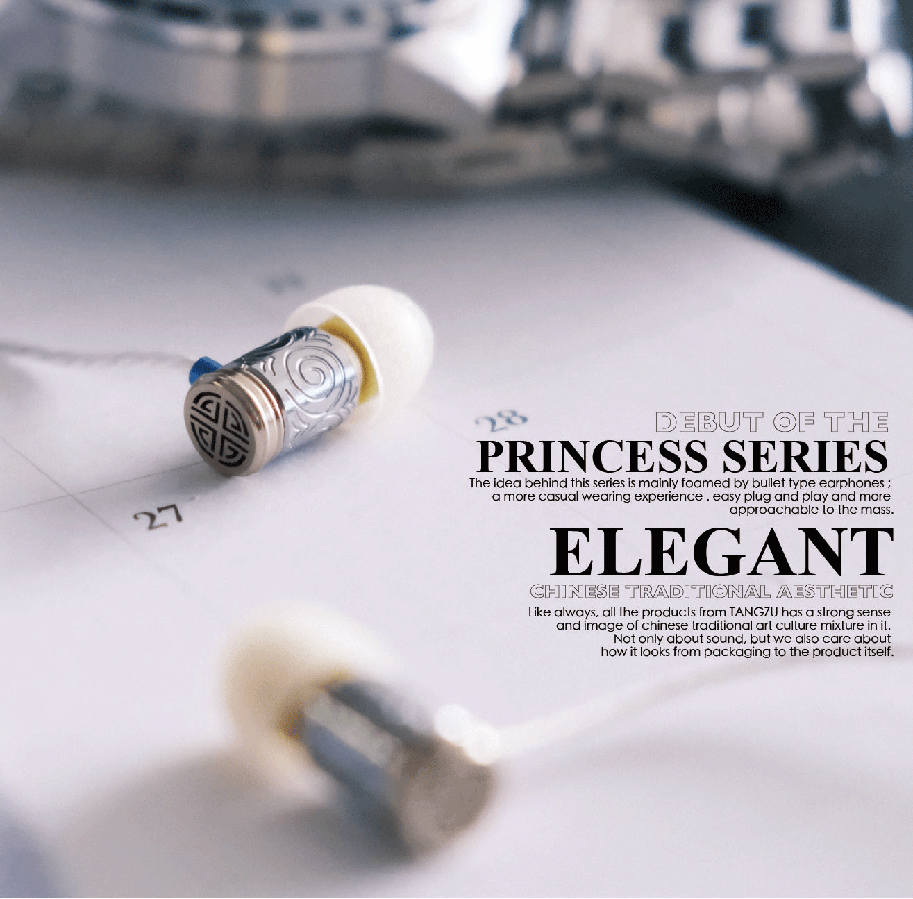 TANGZU Princess Changle Hifi in Ear Micro Dynamic Earphone