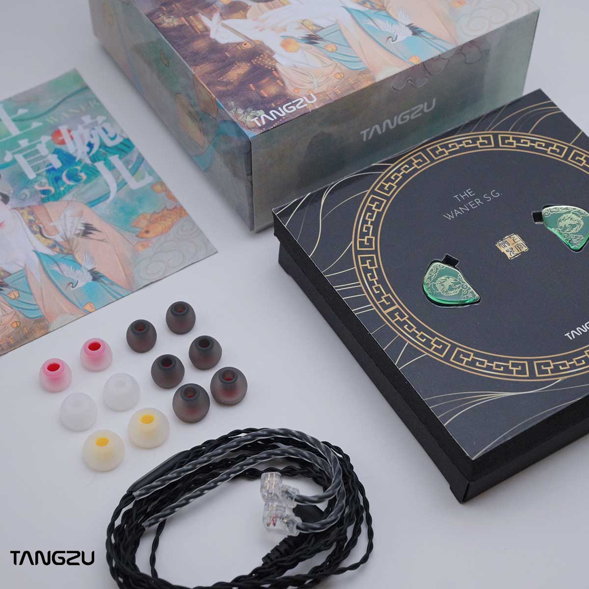 TANGZU Shangguan Wan'er In-Ear Jade Green Headphones