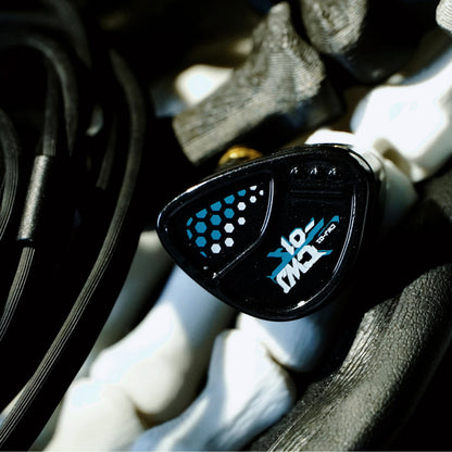 HE Cai Wenji Black Single Dynamic Driver Wired In-Ear Headphones