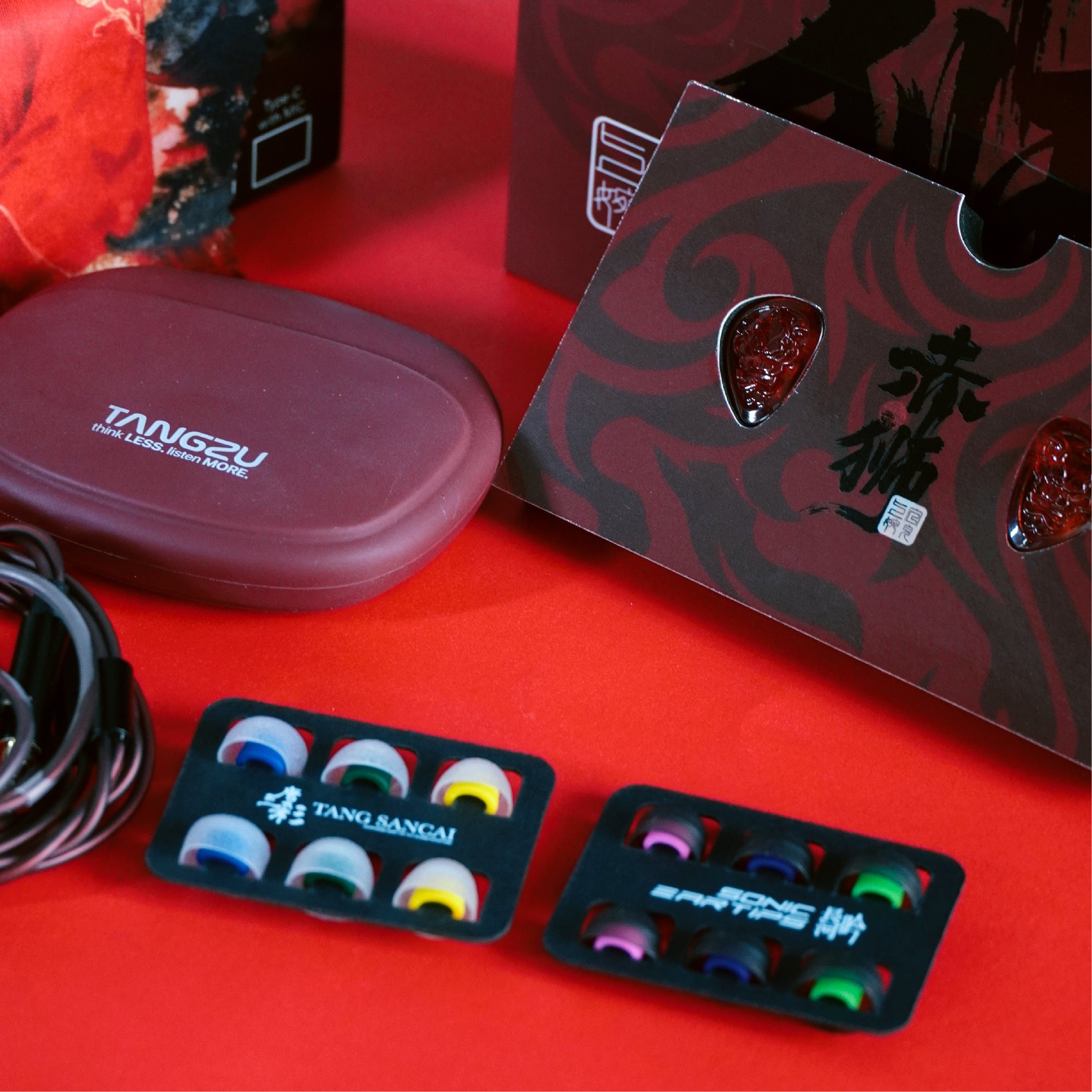 TANGZU WANER SG 2 Red Lion Edition 10mm PET Single Dynamic In-Ear Earp