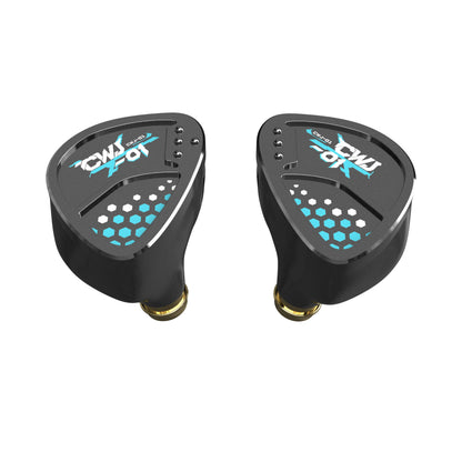 HE Cai Wenji Black Single Dynamic Driver Wired In-Ear Headphones