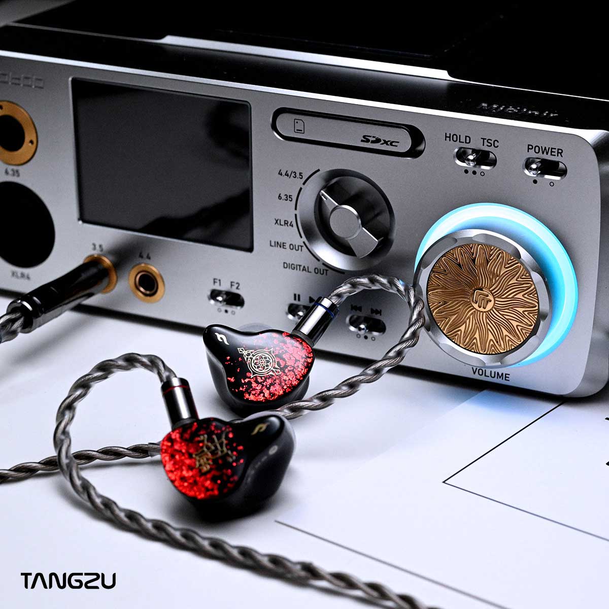 TANGZU NEZHA 6 BA +1 EST IN EAR MONITORS Multi-Drive Wired Earphones IEM 0.78mm 3.5+4.4mm Cable Hybrid Driver Headest