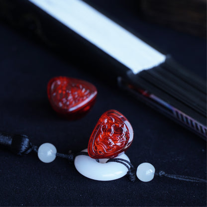 TANGZU WANER SG 2 Red Lion Edition 10mm PET Single Dynamic In-Ear Earphones