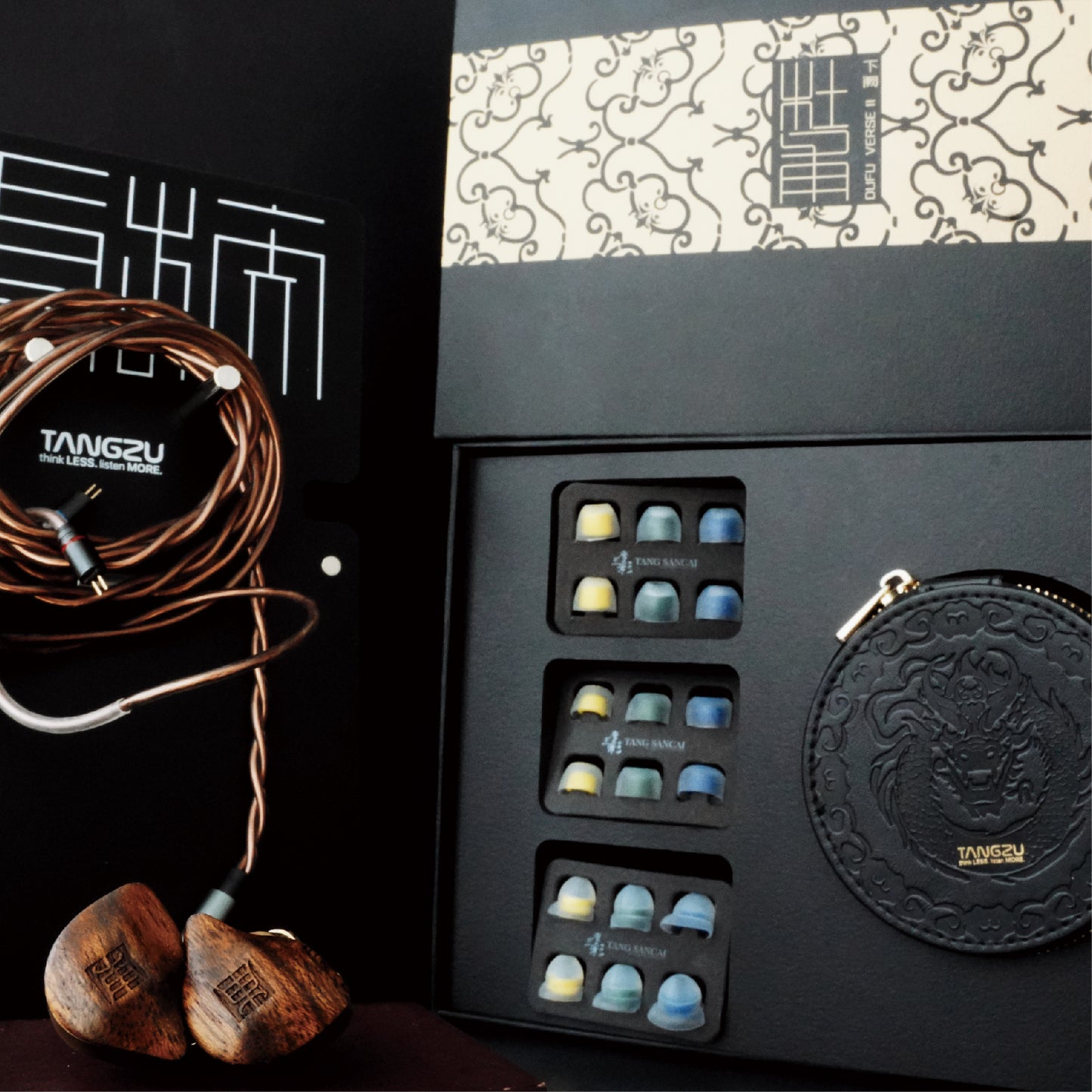 TANGZU DUFU Second stanza 1Dynamic driver 2 Balanced armature in-ear headphones