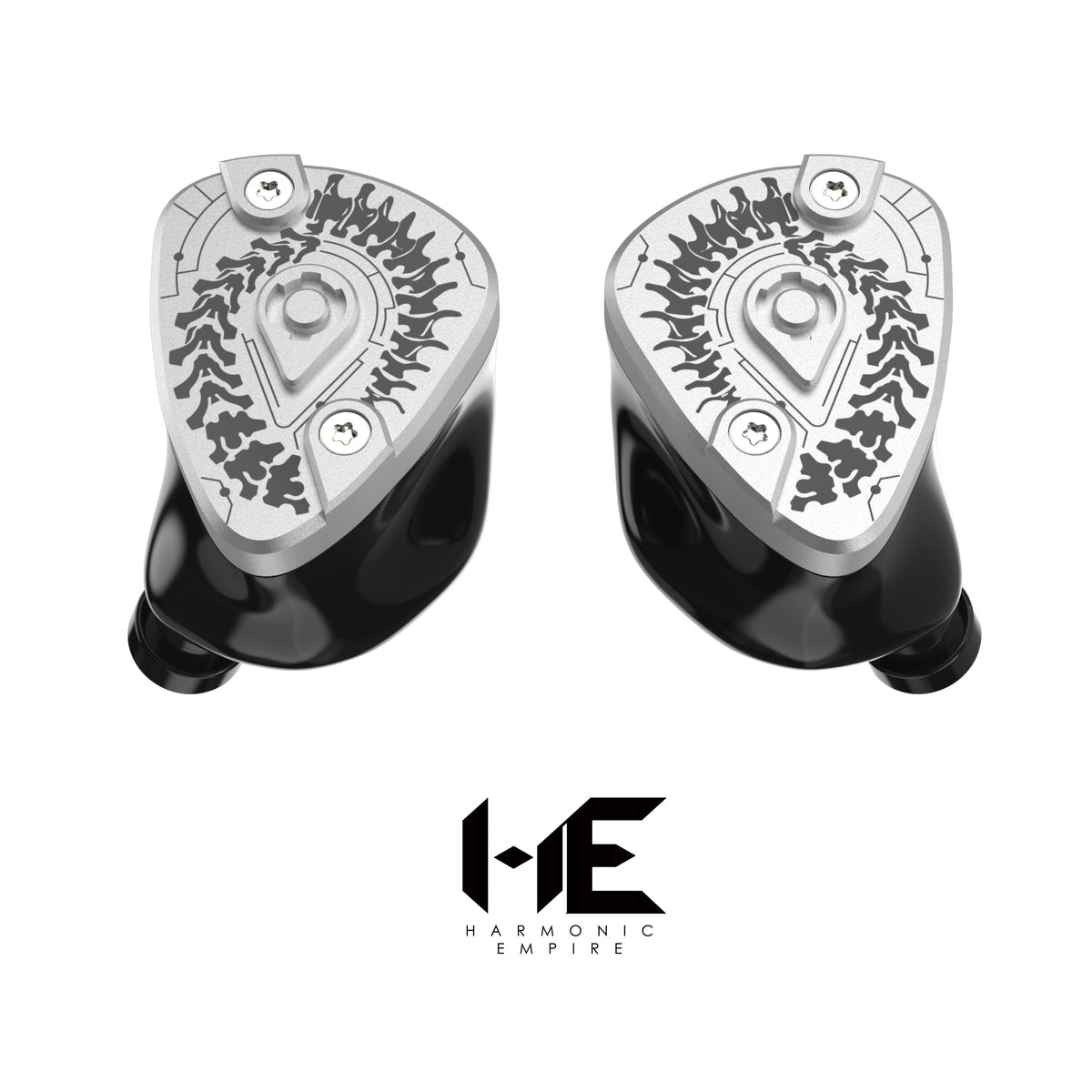 HE Bu Lianshi 1 DD + 4 BA Hybrid Configuration Wired HiFi Headphones with Replaceable Cable Design