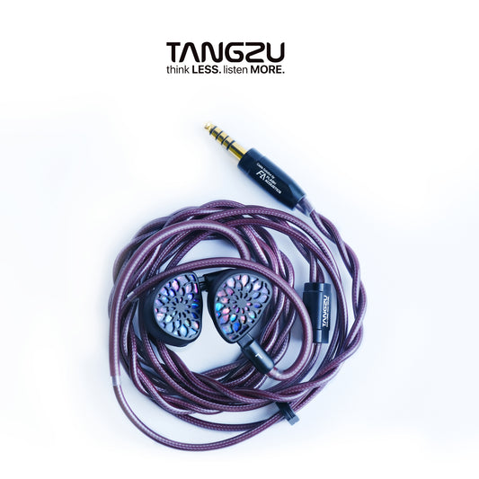 TANGZU Wu Zetian Legend Edition HIFI wired headphones dual plane 14.2mm/6.2mm 0.78mm detachable cable