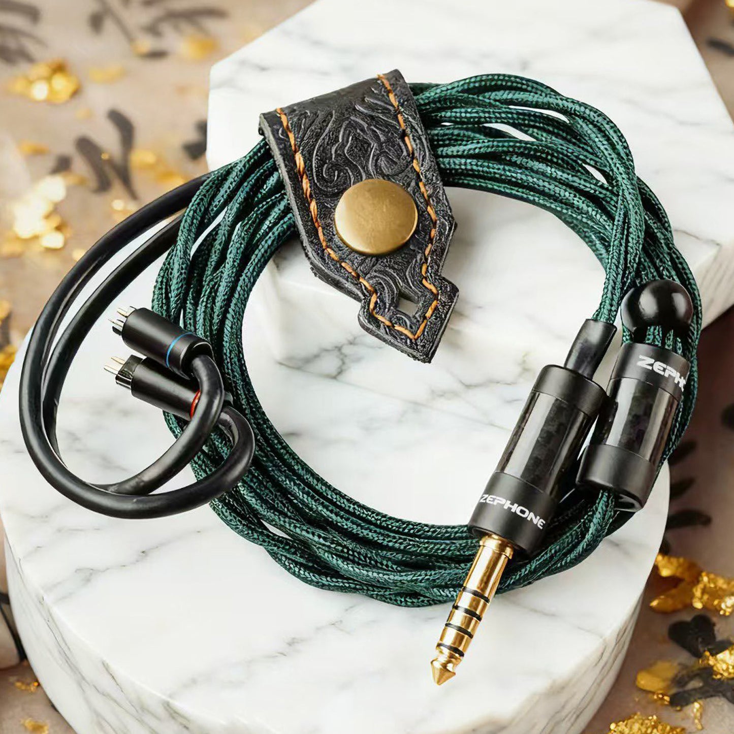 TANGZU YingLuo double braided single strand double core high purity oxygen-free copper 4.4mm wire