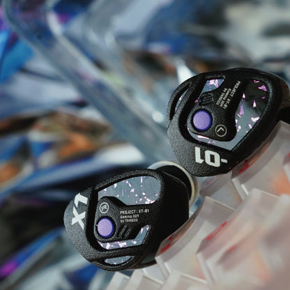 TANGZU Xue Tao 10mm Single Dynamic Driver Glass Diaphragm Unit Gaming In-Ear Monitor Headphones