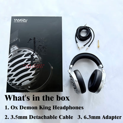 TANGZU OX Demon King Open-back Planar Magnetic Wired Over-ear Headphones
