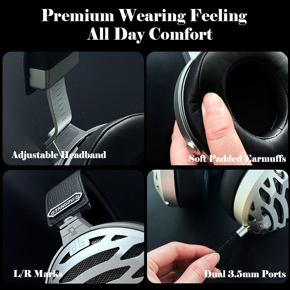 TANGZU OX Demon King Open-back Planar Magnetic Wired Over-ear Headphones