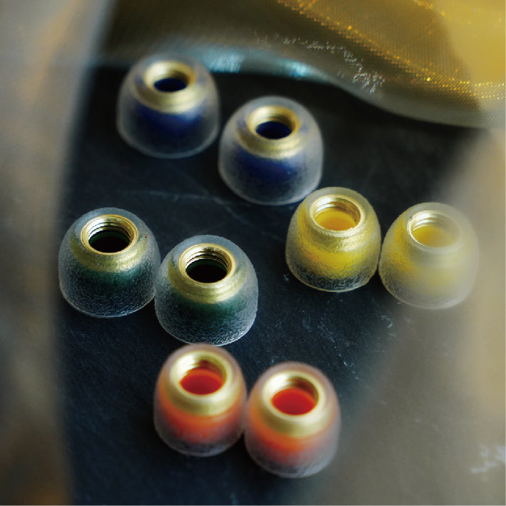 TANGZU Tang Sancai Noble Liquid Silicone Hybrid Eartips Brass Edition