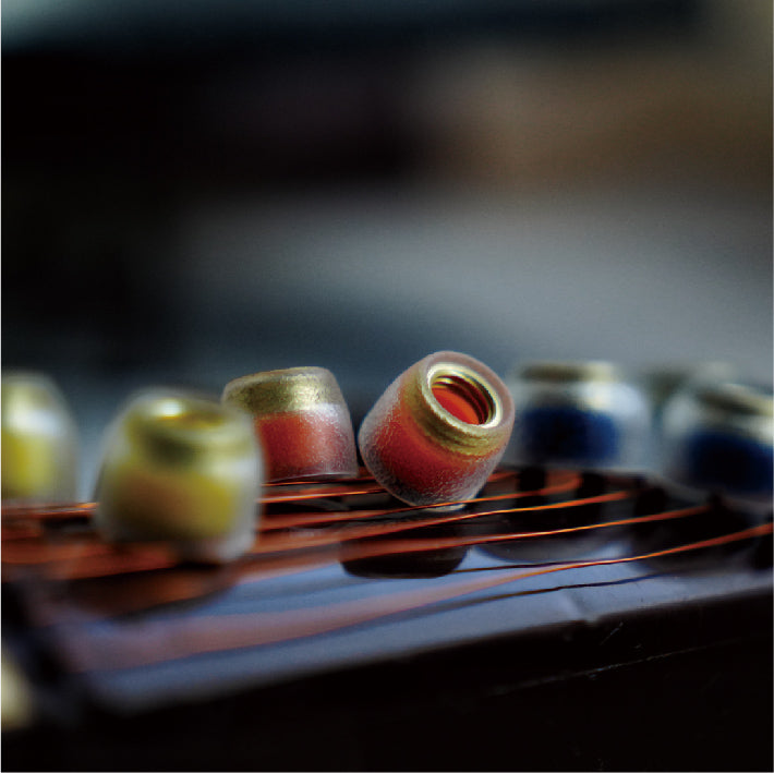 TANGZU Tang Sancai Noble Liquid Silicone Hybrid Eartips Brass Edition