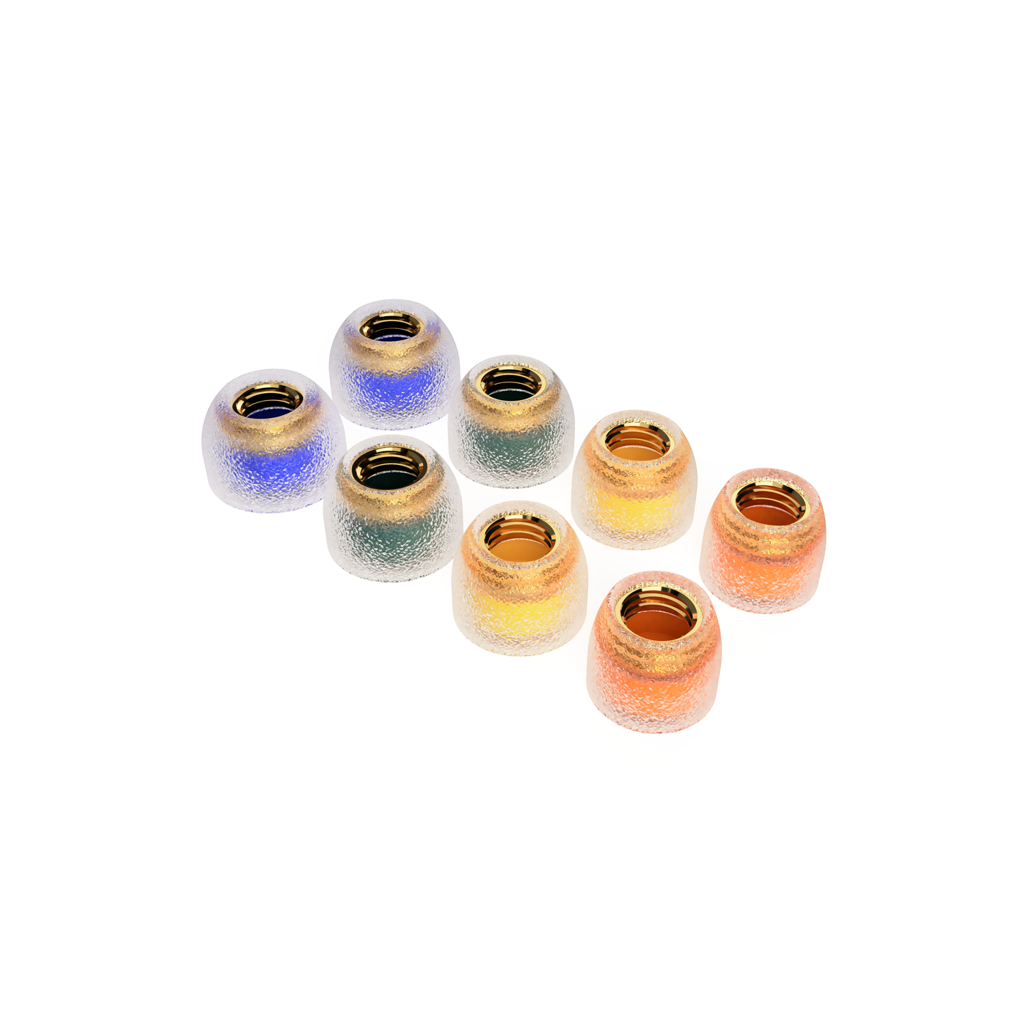 TANGZU Tang Sancai Noble Liquid Silicone Hybrid Eartips Brass Edition