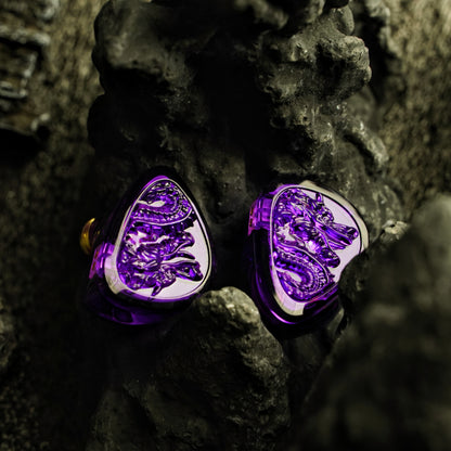 Pre-order TANGZU Purple Dragon 10mm PET Single Dynamic Driver In-Ear Headphones