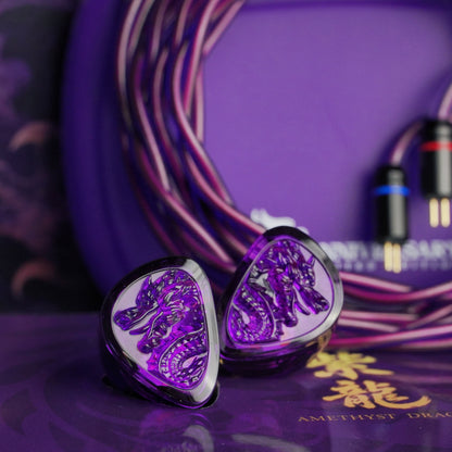 Pre-order TANGZU Purple Dragon 10mm PET Single Dynamic Driver In-Ear Headphones