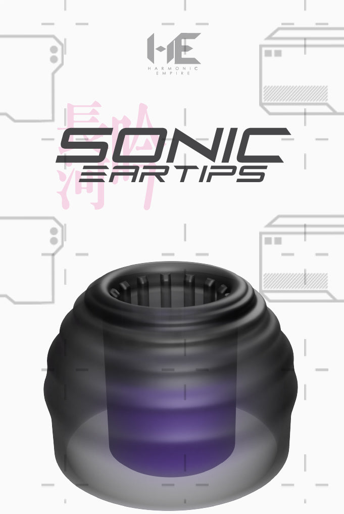 Vùng lọc âm Sonic Filtering Zone của HE Sonic Eartips