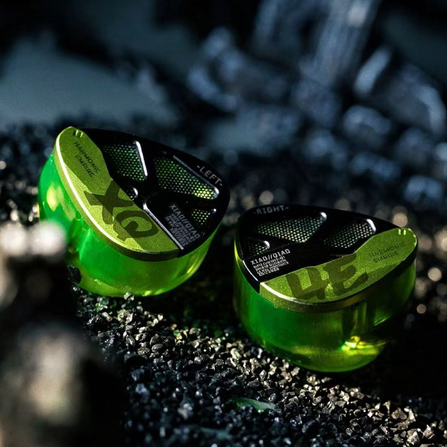 HE XiaoQiao Rock Edition Wired In-Ear HiFi Headphones with 1 DD for Enhanced Low Frequencies and 0.78pin Replaceable Cable