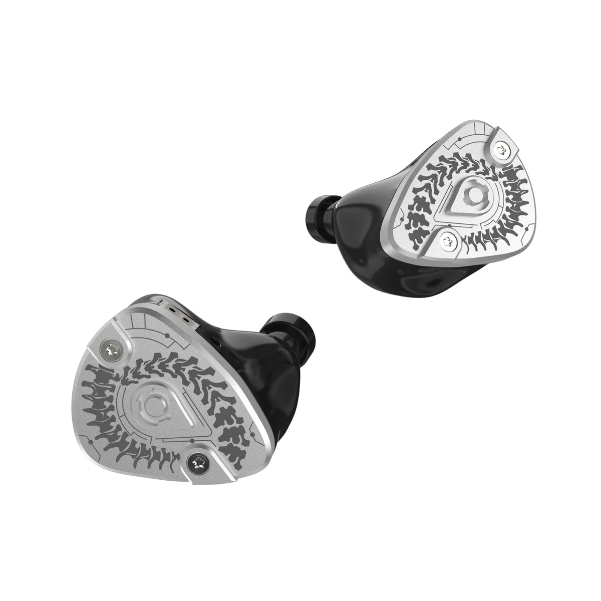 HE Bu Lianshi 1 DD + 4 BA Hybrid Configuration Wired HiFi Headphones with Replaceable Cable Design
