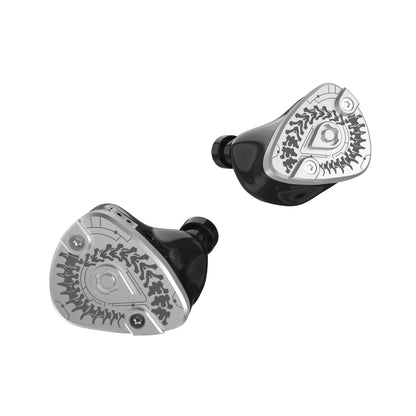 HE Bu Lianshi 1 DD + 4 BA Hybrid Configuration Wired HiFi Headphones with Replaceable Cable Design
