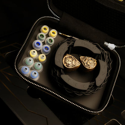 TangZu XuanWu Gate II 1DD 4BA 4-Electrostatic Driver Wired HiFi In-Ear Headphones