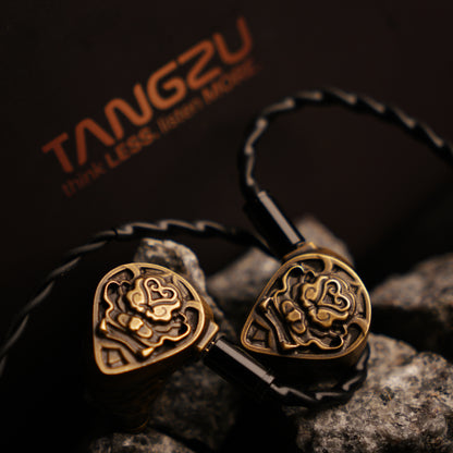 TangZu XuanWu Gate II 1DD 4BA 4-Electrostatic Driver Wired HiFi In-Ear Headphones