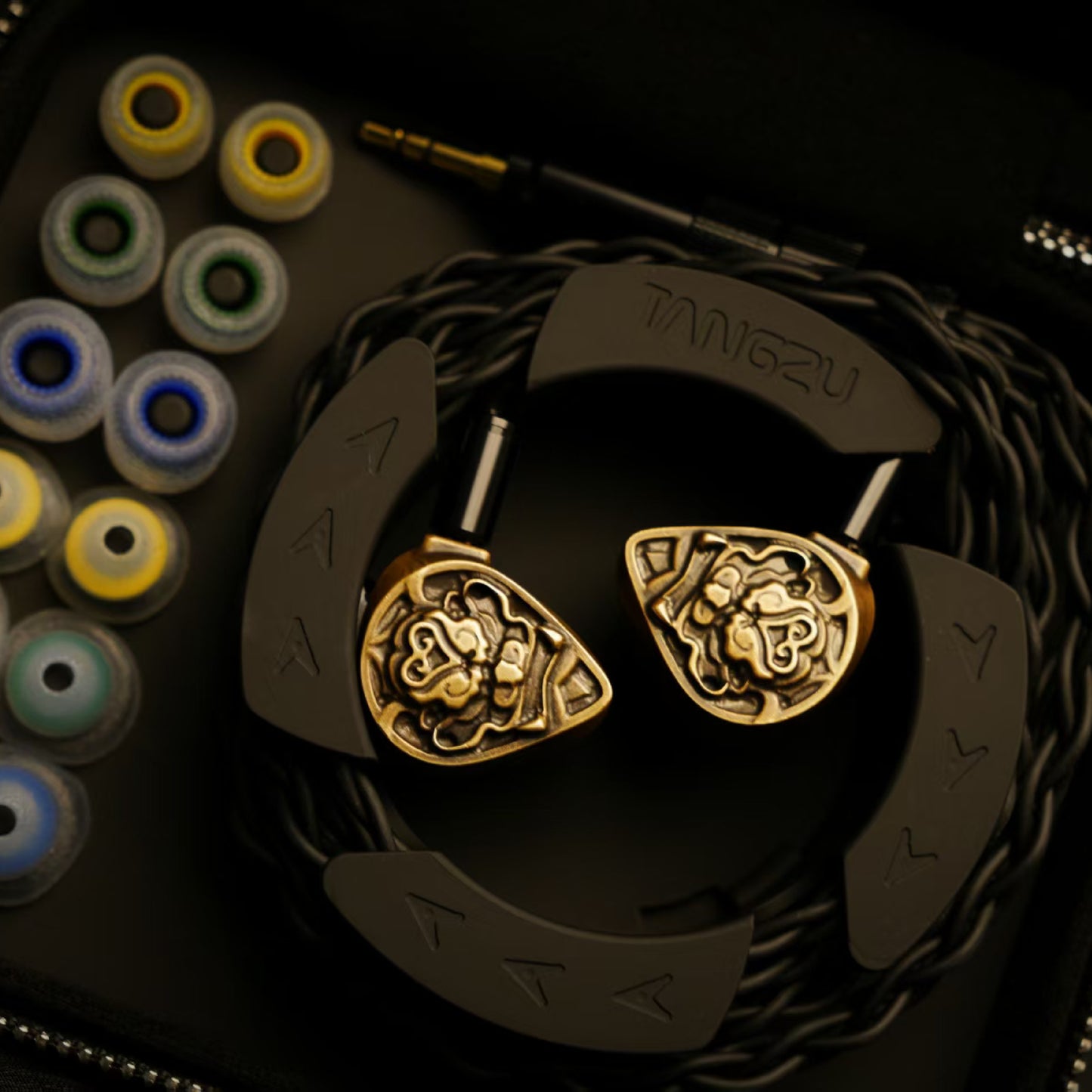 TangZu XuanWu Gate II 1DD 4BA 4-Electrostatic Driver Wired HiFi In-Ear Headphones