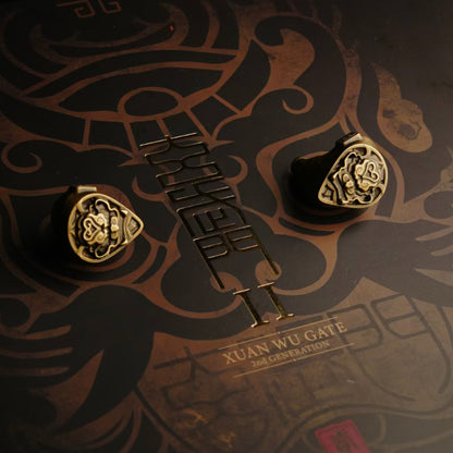 TangZu XuanWu Gate II 1DD 4BA 4-Electrostatic Driver Wired HiFi In-Ear Headphones