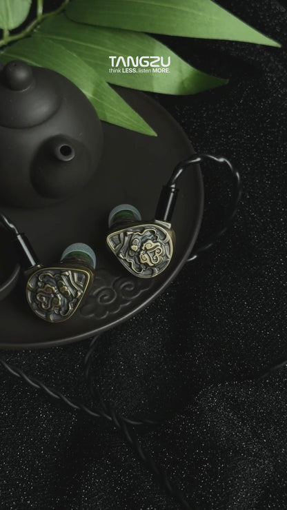 TANGZU XuanWu Gate II 1DD 4BA 4-Electrostatic Driver Wired HiFi In-Ear Headphones